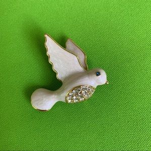 NWT Beautiful Talbots Dove Brooch Pin...Rare Find